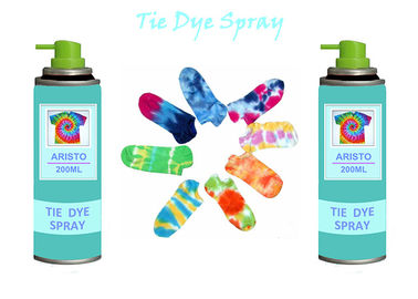 Pintura de espray colorida multi del teñido anudado 200ml DIY para las medias de las bufandas de la ropa