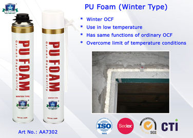 Tipo espray B3 del invierno del aislamiento de la espuma de la PU resistente al fuego para las puertas y Windows