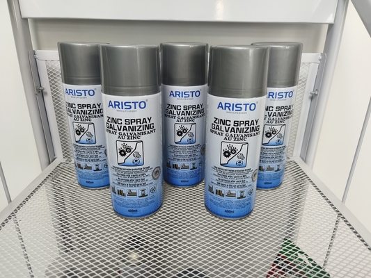 400 ml de pintura en aerosol de zinc antióxido de revestimiento galvanizante acrílico