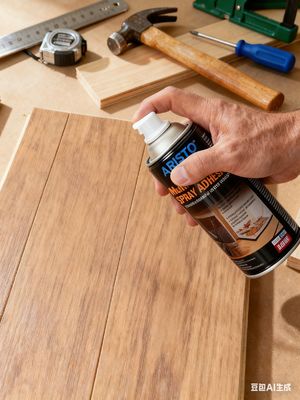 Adhesivo permanente de pulverización acrílica no tóxica para unión fuerte y duradera en proyectos artesanales y de bricolaje