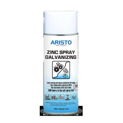 Espray 400ml de la capa protectora de la galvanización del cinc de la pintura de espray fría/de la pintura rica de cinc