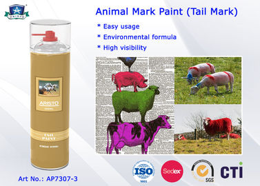 Pintura animal de la marca de la sequedad del espray rápido de la prenda impermeable para el verde rojo púrpura de la cola del cerdo/de las ovejas/del caballo
