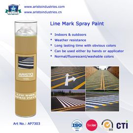 Acrylic Aerosol Line Mark Floor / Road Marking Spray Painting 750ml Weather Resistance
