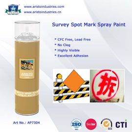 Alta pintura de espray de la marca de la visibilidad ninguna pintura 500ml de la marca de la encuesta sobre el aerosol del punto de la encuesta sobre el estorbo