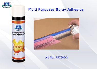 Professional Multi Purpose Spray Adhesive for Fabric / Wood / Glass , Acrylic Material