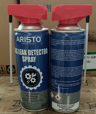 Aplicación consistente y precisa con aerosol doméstico para la detección de fugas gaseosas en tuberías de plástico y metálicas