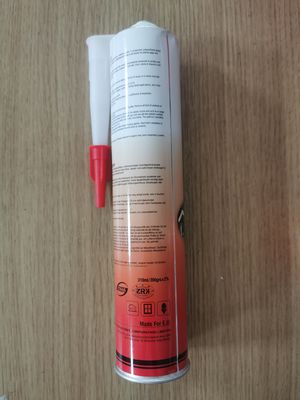 0 Propiedades de flacidez mm sellador adhesivo de poliuretano de color gris para aplicaciones industriales y de trabajo pesado